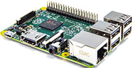 A Raspberry Pi 2 board, which served as Jabu’s basis.